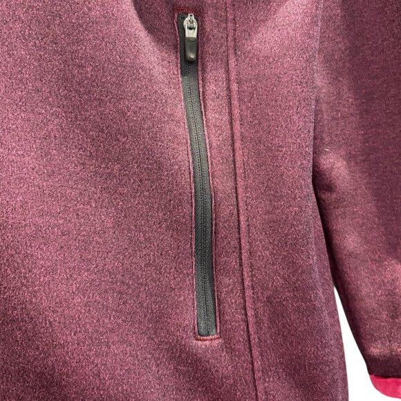 Nike Golf Therma-Fit Fleece 1/4 Zip Pullover Women’s L Maroon‎ Pink - Picture 4 of 5